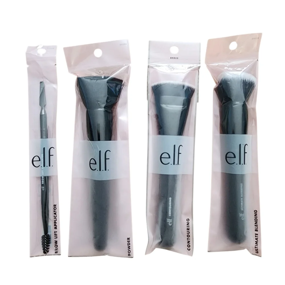 4 e.l.f. Makeup Brushes Contouring Ultimate Blending Powder Brow Lift